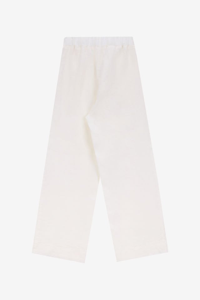 DESERT KETEN PANTOLON BEYAZ